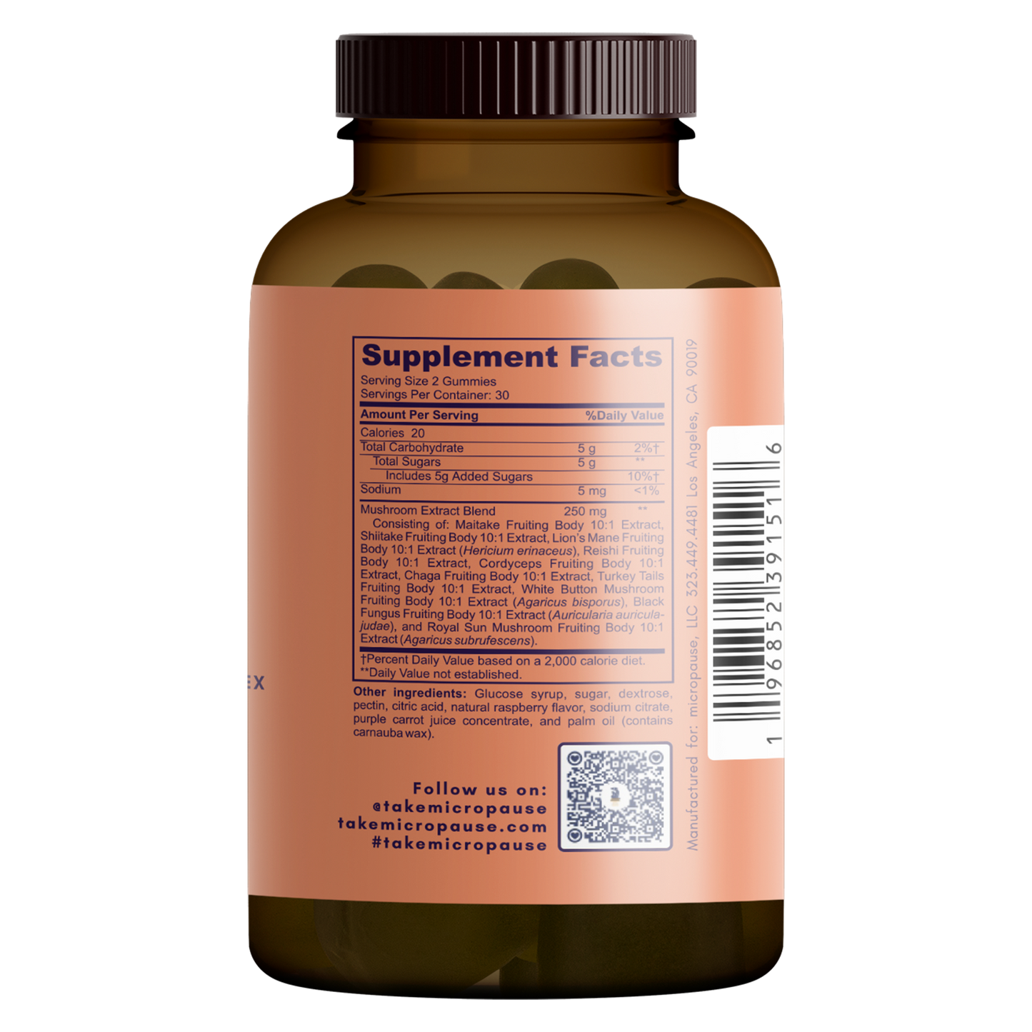 Micropause So Mush Support Ingredients