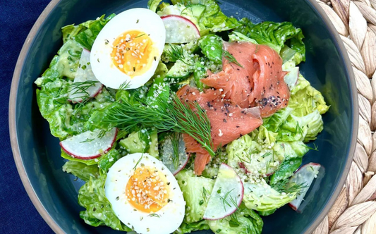TASTE BUDS: Celia Chen's Smoked Salmon Little Gem Salad With Green Goddess