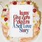 The "In My Give Zero F*cks Era - A Self-Love Story" Journal