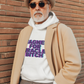 “Magnet for Miracles Bitch” Hoodie — Retro Glitch Graphic Pullover