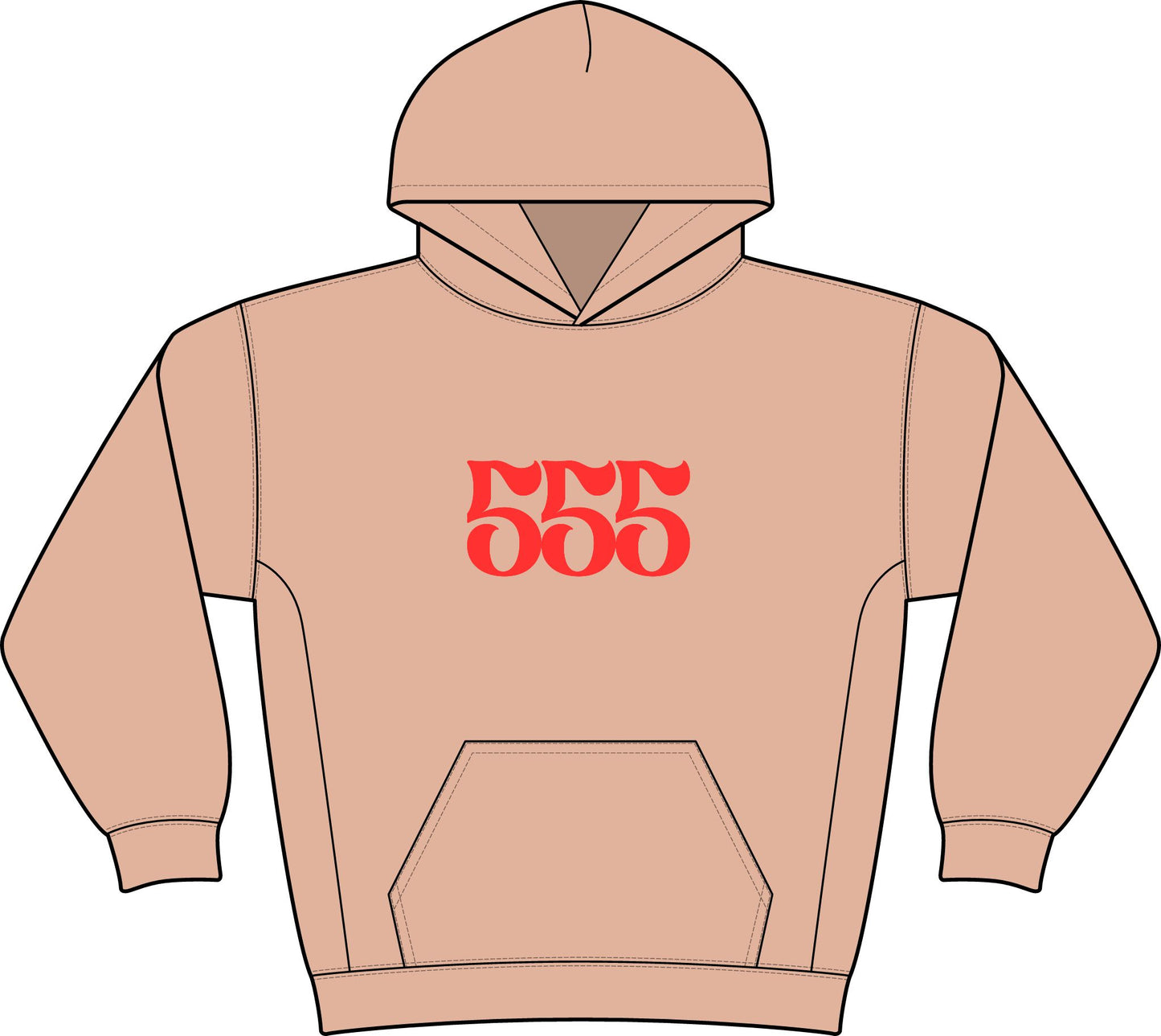 555 HOODIE