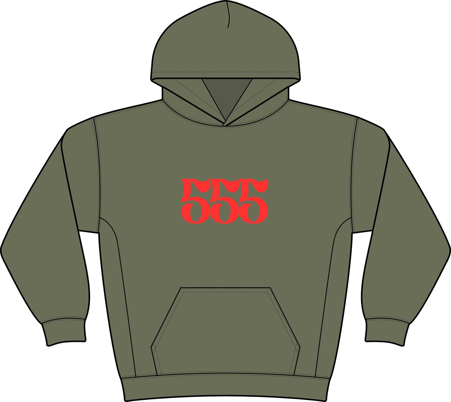 555 HOODIE