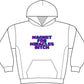 “Magnet for Miracles Bitch” Hoodie — Retro Glitch Graphic Pullover