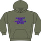 “Magnet for Miracles Bitch” Hoodie — Retro Glitch Graphic Pullover