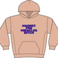 “Magnet for Miracles Bitch” Hoodie — Retro Glitch Graphic Pullover